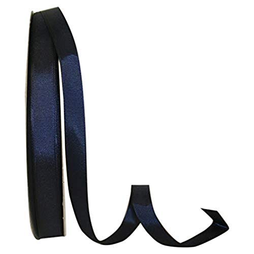 Reliant Ribbon 4900-055-03C Grosgrain Style Ribbon, 5/8 Inch X 100 Yards, Navy