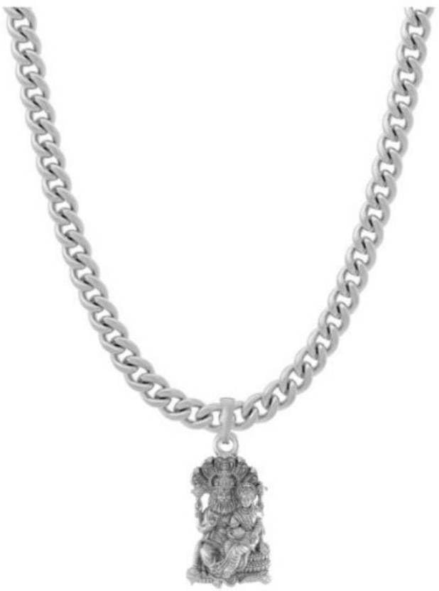 Argent sterling 92,5 % de pureté pour ce pendentif Narsimha et Laxmi Ji haut de gamme