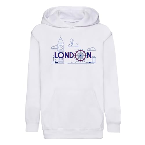 Sweat à capuche enfant London de qualité premium et style luxe