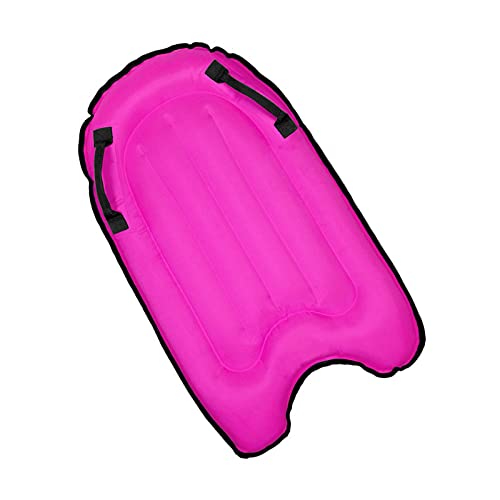 サーフボード インフレータブルボディボード 折りたたみ スイミングボード 水泳ボード 水泳援助 水泳練習 サーフィン用補助器具 初心者 浮き輪 プール 水遊び 浮動ボード 浮き具 Inflatable Bodyboard With Handle Folda