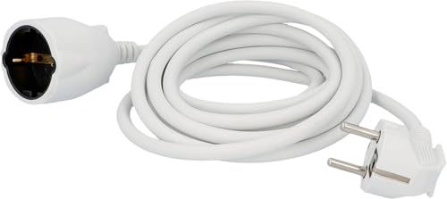 UNITEC Schuko-Verlängerung H05VV-F3G 1 5mm IP20 3 m weiß