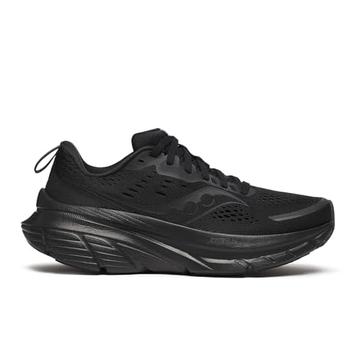 Saucony Chaussures de course sur route Guide 18 pour femme, Noir/noir/noir, 40 EU