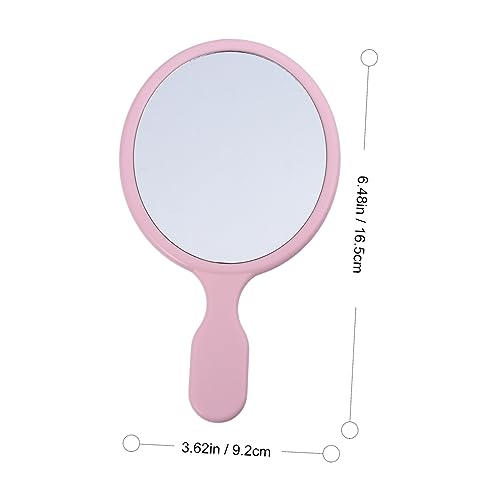 Espejos para maquillaje portátiles de mano, 2 piezas miniatura 2