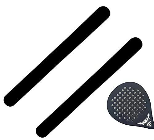 JGR SELECTPadel Racket Protector Black – Pack of 2, Rough Finish – Padel Racquet Protector with Adhesive