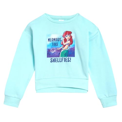 Image of Disney Minnie Mouse Frozen Princess Girls Fleece Sweatshirt & Iridescent Leggings Set Toddler to Big Kid Sizes (2T - 14-16)