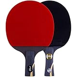 Palas de Ping Pong Palas de Tenis de Mesa Raqueta de Tenis de Mesa Juego de Tenis de Mesa con Bolsa de Transporte: 2 Raquetas de Tenis de Mesa + 3 Pelotas de Ping Pong para Entrenadores, Aficionados