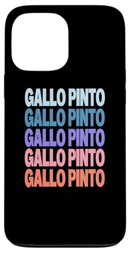 Funny Modern Repeated Text Design Gallo Pinto �X�}�z�P�[�X iPhone 13 Pro Max �p