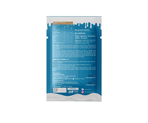 Monch Freeze Dried Camel Milk Powder | 100% Pure & Natural | No Preservatives | Easy to Digest | 20 g (Pack of 1) Camel Milk Powder Helps In Height