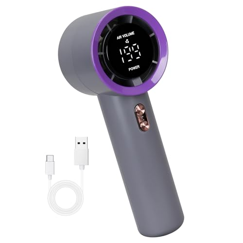 Quazextr Portable Handheld Fan, Compact Personal Mini Fan (Gray)
