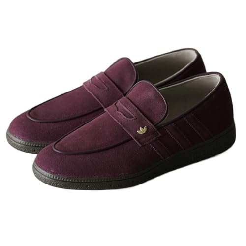 [�A�f�B�_�X] �n���h�{�[�� �X�y�V���� ���[�t�@�[ ���j�Z�b�N�X HANDBALL SPEZIAL LOAFER KJ2533�EKK2780 28.5cm / maroon(KK2780)