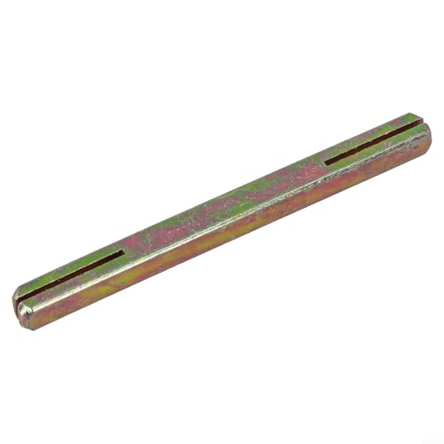 Perno cuadrado de hierro galvanizado 85130 mm 8 mm para manijas de puertas y ventanas con muescas para una sujeción estable (105 mm)