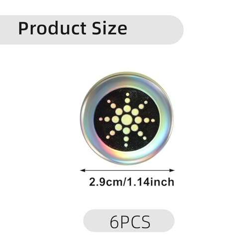 6 Stück Strahlenschutz Handy Aufkleber,Handystrahlung Blockieren Sticker,Selbstklebende EMF Blocker...