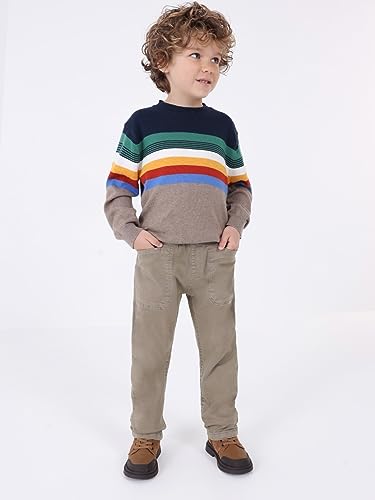Mayoral Elastic Waist Jogger for Boys Truffle4