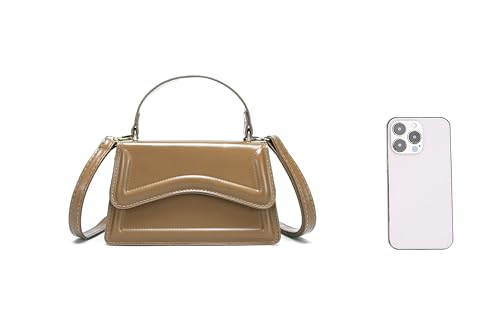 Image of SHUIANGRAN Stylish and Simple Crossbody Bag Small Square bag Purses for Women Satchel Shoulder bag Bag Purse