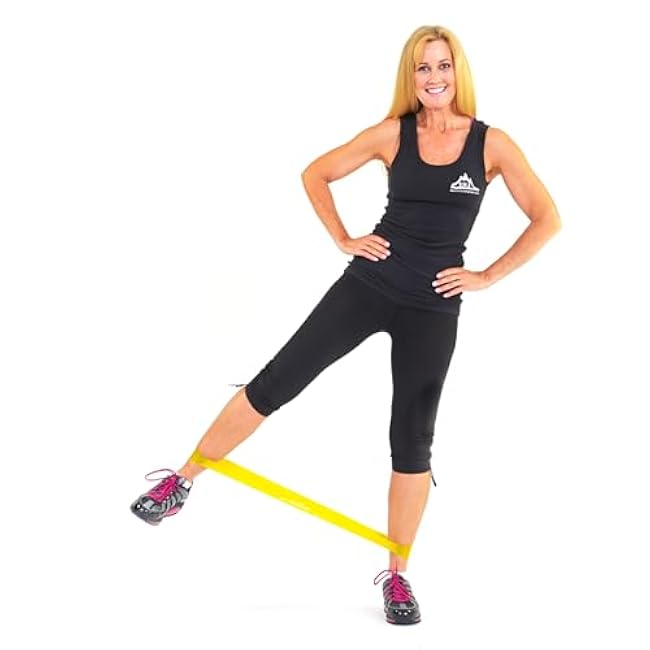 Black Mountain Products Loop Resistance Exercise Bands with Carrying Case (Set of 5), 9 inch