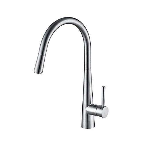Robinet de cuisine rétractable en acier inoxydable 304 pour évier brossé - 2