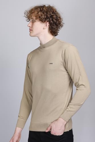 Image of GODFREY Woolen Full Sleeve Sweaters for Men Winter Wear - Turtle Neck Pullover for Men Stylish