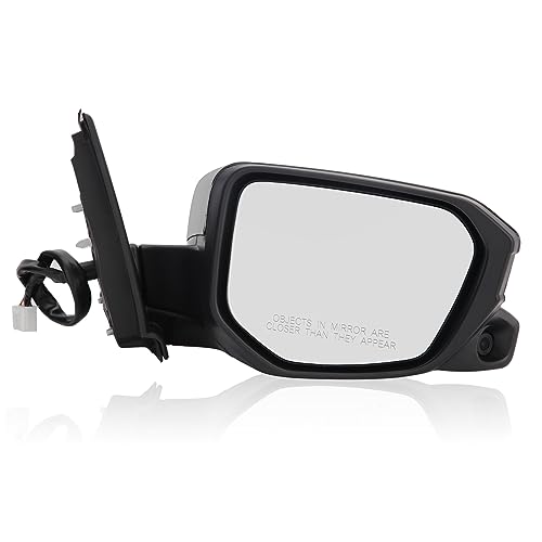 Side-View Mirrors May Detach - 2020-2021 Honda Pilot & Ridgeline, & 2020-2022 Passport & Odyssey 3 Passenger Side View Mirror Compatible with 2016-2021 Honda Civic Power Heated With Camera