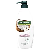 Palmolive Naturals Hair Conditioner, 700mL, Intensive Moisture with Coconut Cream, For Dry or Coarse Hair, No Parabens, Phthalates or Colourants