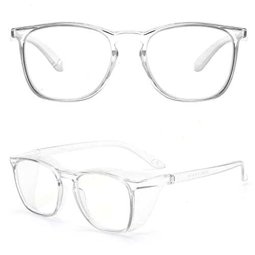 STORYCOAST Safety Glasses Anti Fog Goggles Protective Eyewear Blue Light Blocking Glasses For Men Women
