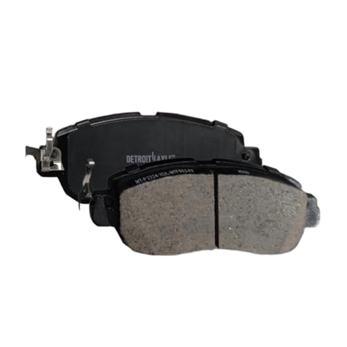 Image of Detroit Axle - Front Brake Pads for 2017-2020 Nissan Kicks, 2018 2019 Kicks | Ceramic Brake Pads with Hardware Set Replacement