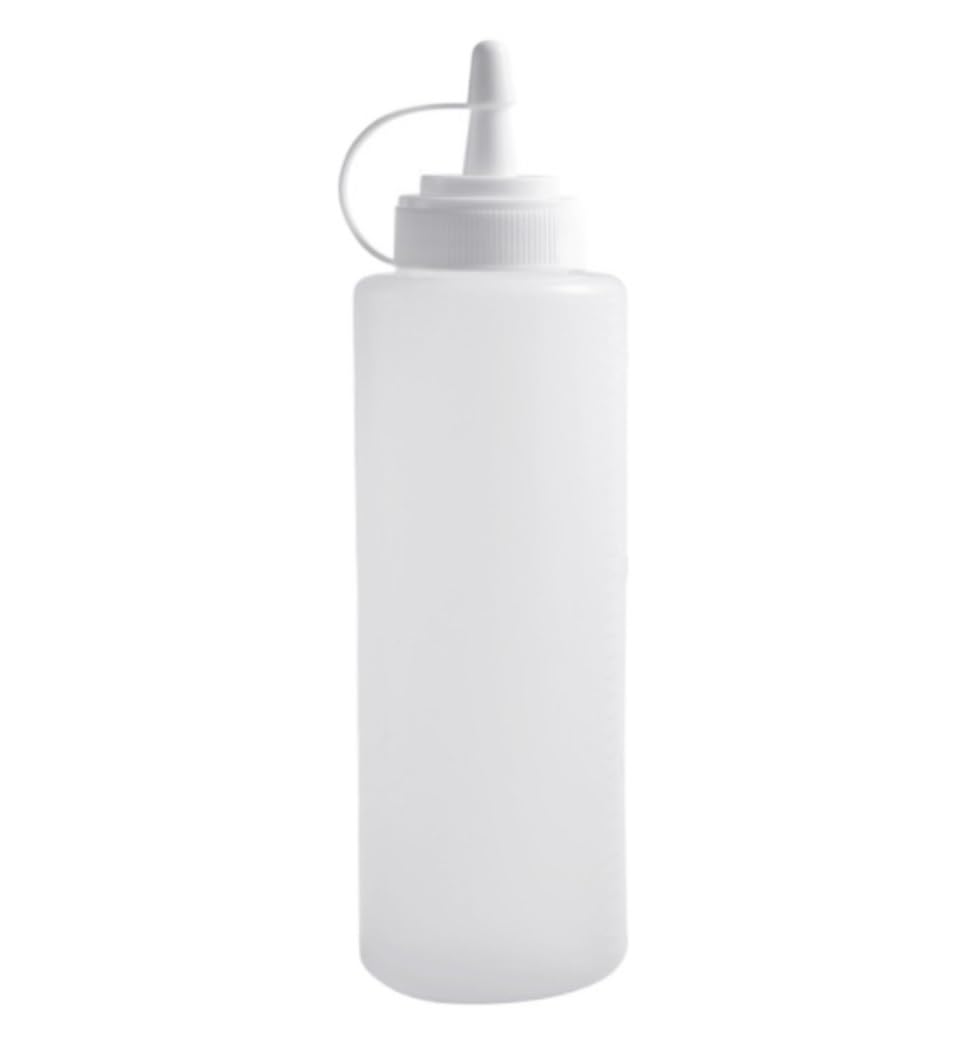 Butelki na Sos, Wyciskane butelki na przyprawy z zakrętką Butelki z dozownikiem sosu sałatkowego Oliwa z oliwek Podróży(200ml)