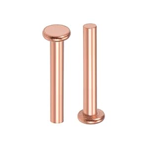 Sourcing Map Kupfer Hohlnieten 25 Stk