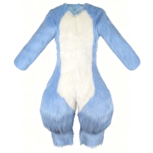 Furry Fursuit Full Body Mascot Costume Soft Plush Fabric for Furry Conventions Cosplay Halloween Festivals Theme Parties