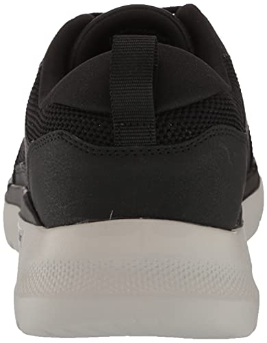 Image of Skechers Men's Gowalk 6-Lace-up Athletic Performance Walking Tennis Shoe Sneaker, Black /Grey, 10.5