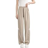 [Running sheep] ジャージ下 レディース ワイドパンツ ゆったり ロングパンツ トレーニング ランニング フィットネスパンツ 9301kh-L