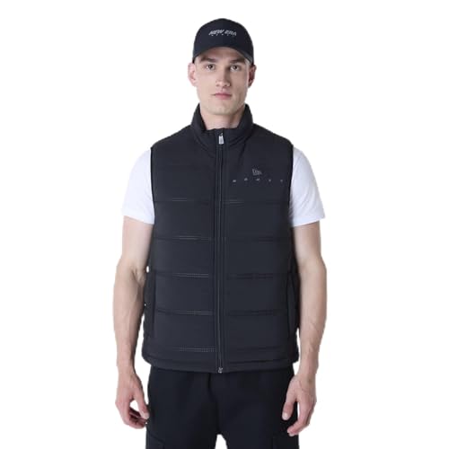Gilet Chaleco Negro New Era NE para hombre casual confort térmico