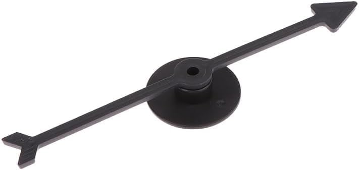 2Pcs Spinner Game Engaging Board Arrow Set Home and School Party Spinners Plastic Craft with Suction Cup Board Games Accessories (Black)