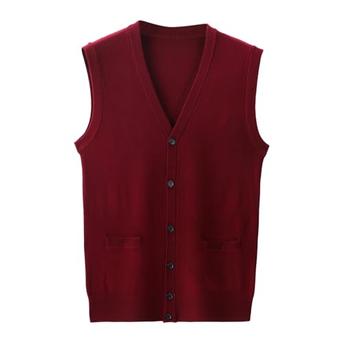 Gilet d'hiver homme laine premium gilet sans manches élégant
