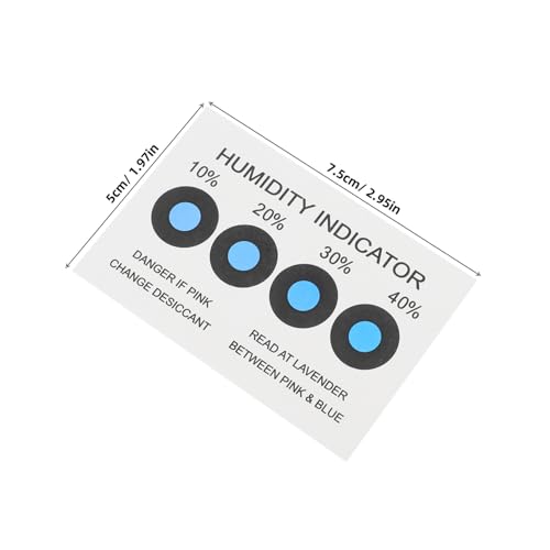 Cartes indicatrices humidité sensibles Mikinona contre oxydation bijoux - 2