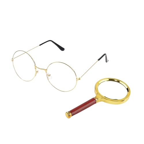 hhdatc Detective Costume Glasses & Magnifying Glasses