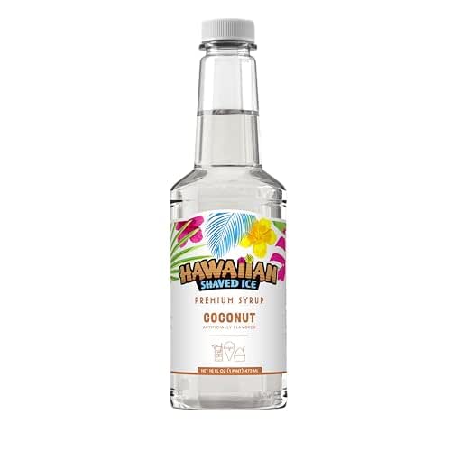 Hawaiian Shaved Ice Coconut Syrup - Nut Soy Dairy Free