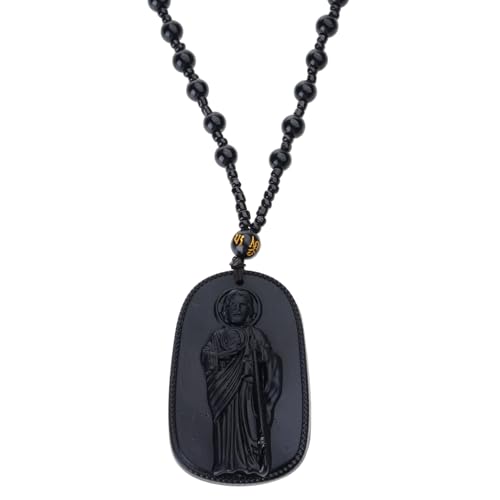Collar de budas contra malas energías amuleto de jade de imitación