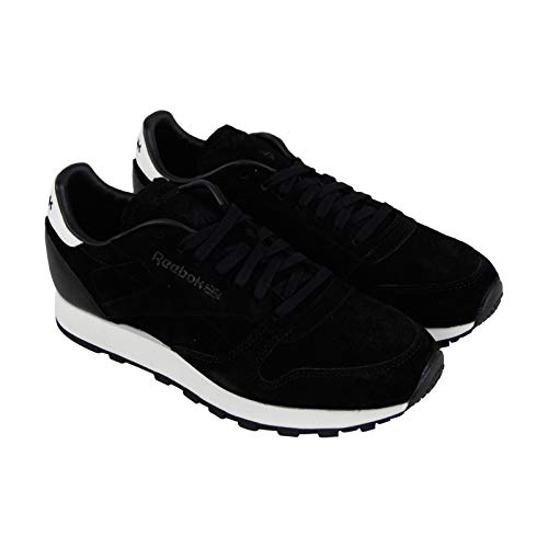 Reebok Classic Leather Shoe - Men's Walking 10.5 Black/Chalk
