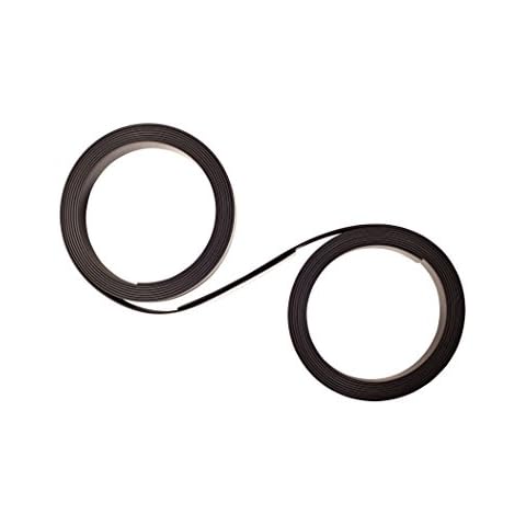 Magnet-to-Magnet Matching Pole Magnet with Acrylic Adhesive - 1" X 10' 60 mil Strip Roll Cover