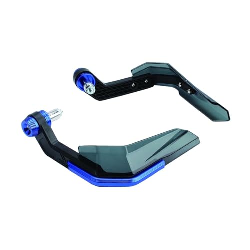 Handprotektoren Motorrad Winddichter Universeller 7/8-Zoll-Lenkerschutz Für Motorrad-Roller Mountainbike E-Bike Bremshebelschutz Mit Aluminiumversteifung(Blue)
