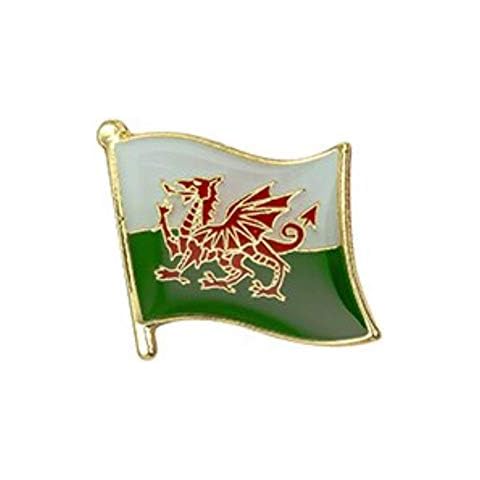 CrownOfRibbons Wales Welsh Flag, Enamel Pin, Dragon Brooch, Land of Our Fathers Cymru Cover
