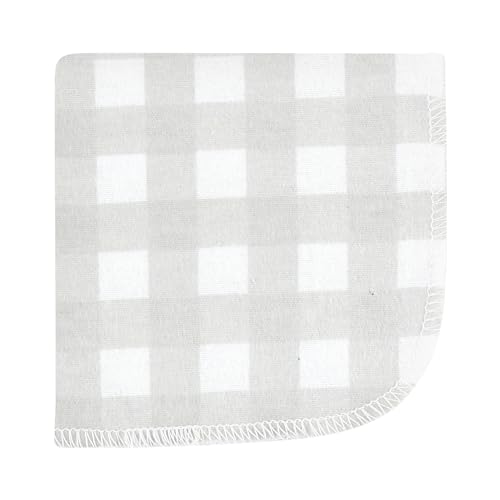 Image of Hudson Baby Unisex Baby Flannel Washcloths, Neutral Woodland Pals 10Pk, One Size