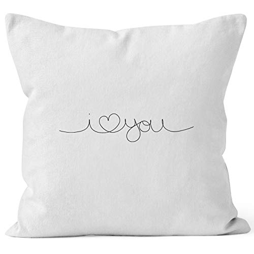 Secret Spring Kissen Mrs Pillow - MoonWorks® Kissen-Bezug I Love You Liebe