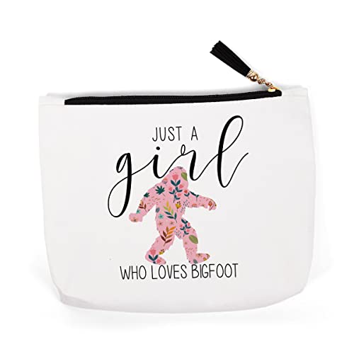 Bigfoot Gifts for Bigfoot Lovers, Bigfoot Stuff Merch Decor, Bigfoot Gifts for Women Women, Unique Christmas Birthday for Yeti Sasquatch Hunters & Enthusiasts, Bigfoot Makeup Bag?Who Loves Bigfoots