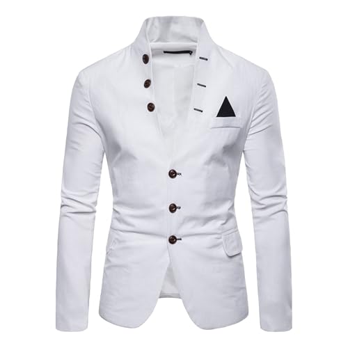 Mens Casual Multiple Buttons Suit Blazer Jackets Jacket for Dinner Prom Party Wedding Men Lightweight Blazer