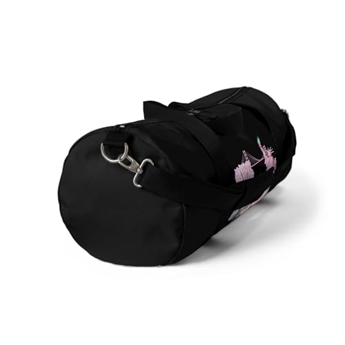 NYC Duffel Bag Island Cherry Blossom Pink Statue of Liberty School Gym Travel3