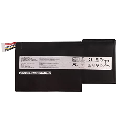 Vvsialeek BTY-M6J - Batería para portátil MSI GS63 7RE-009CN 018CN GS63VR 6RF-016CN 095CN 7RF-239CN 258CN GS73 7RE-004CN GS73VR 6RF-013CN (64,98 Wh) Cover