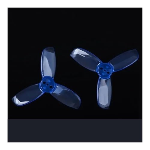 Hélice 1940 de 3 palas azul 1.5mm para mini drone de carreras H1940 y motor 1105