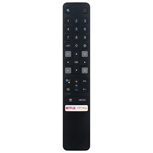 ROLLGAN BTZNYY-IRC901V Replace Remote Control compatible with TCL BTZNYY-IRC901V RC901V FMR7 K610B 55K610B 32F510BX1 F510B