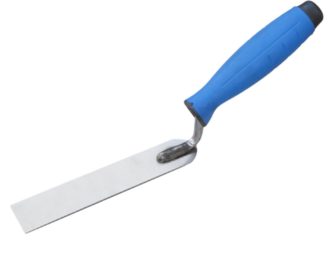 Stainless Steel Margin Trowel, Professional Square Bucket Trowel for Plastering, Rendering & Stucco, Mortar, Cement, Mixing, Bricklaying, Wall Repairs, Construction & DIY ((30 x 160 mm (1.2"))) — image 1